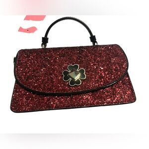 New Kate Spade Odette glitter cross body bag